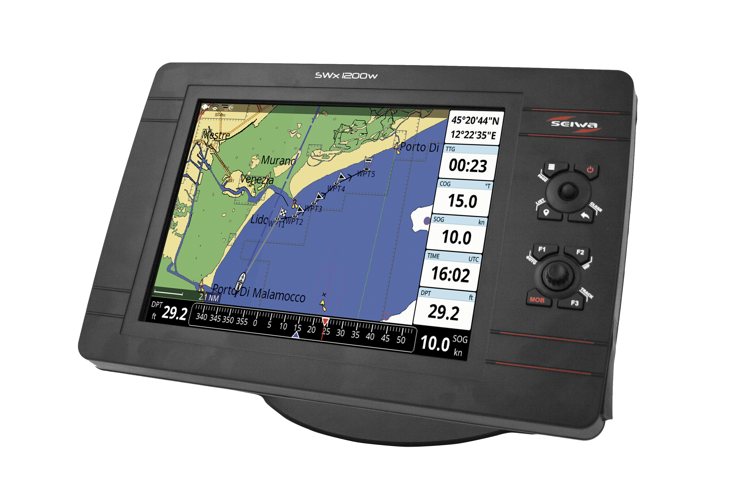 Seiwa SWx 1200 w N2K Touch Plotter - 2