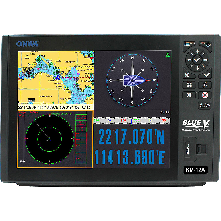 KM-12 12" Plotter  från Onwa NMEA2000 - 3