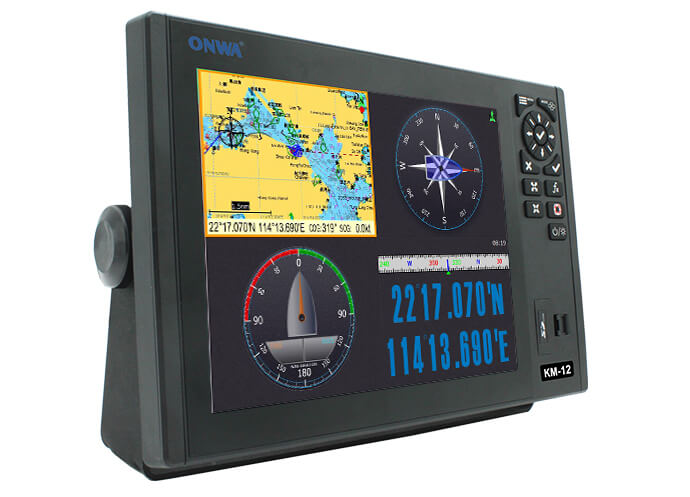 KM-12 12" Plotter  från Onwa NMEA2000