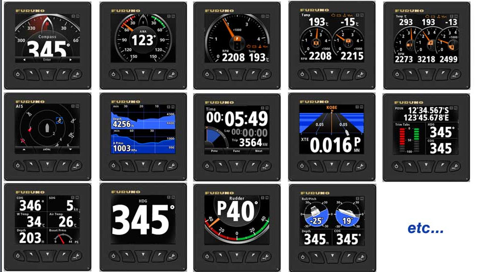 Furuno FI-70 Multifunktionsdisplay - 3