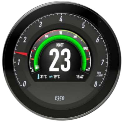 E350S-Multidisplay från LxNav  med fartvisare - 2