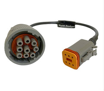 Caterpillar rund 9-pin adaptorkabel till YDEG-04 från Yacht Devices