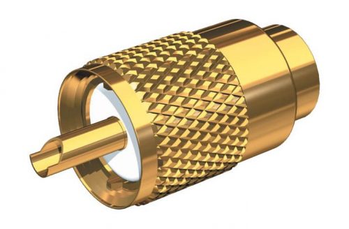 Guldpläterad Lödkontakt, PL-259-58-G