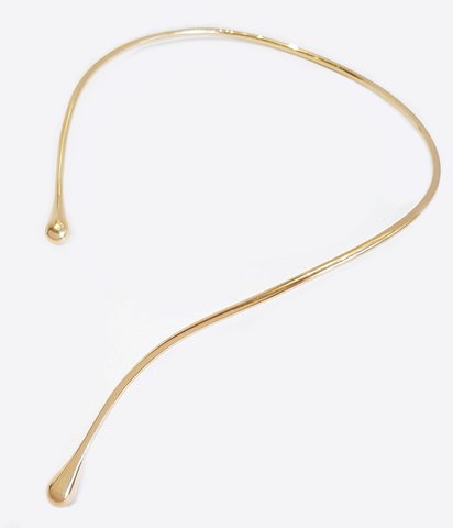 Motalasmycket halsring 18k
