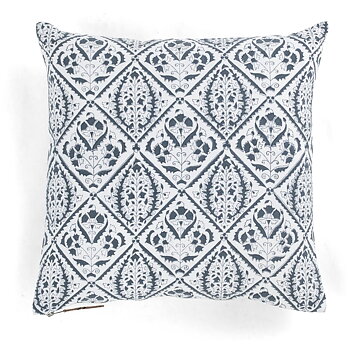 Chamois-Jaipur-kuddfodral-bomull-true blue