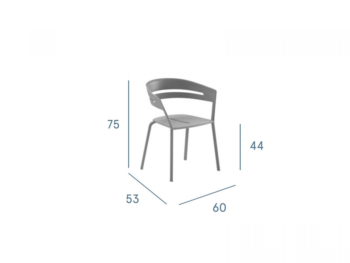 Fast Design-Ria-karmstol 7600 - 25