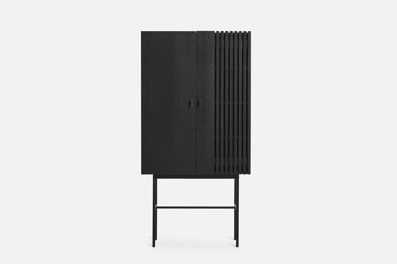 Woud-highboard ,Array -skåp