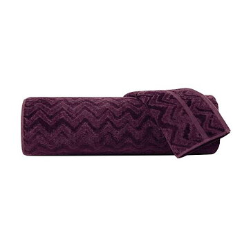 Missoni home duschhandduk-Rex -aubergine