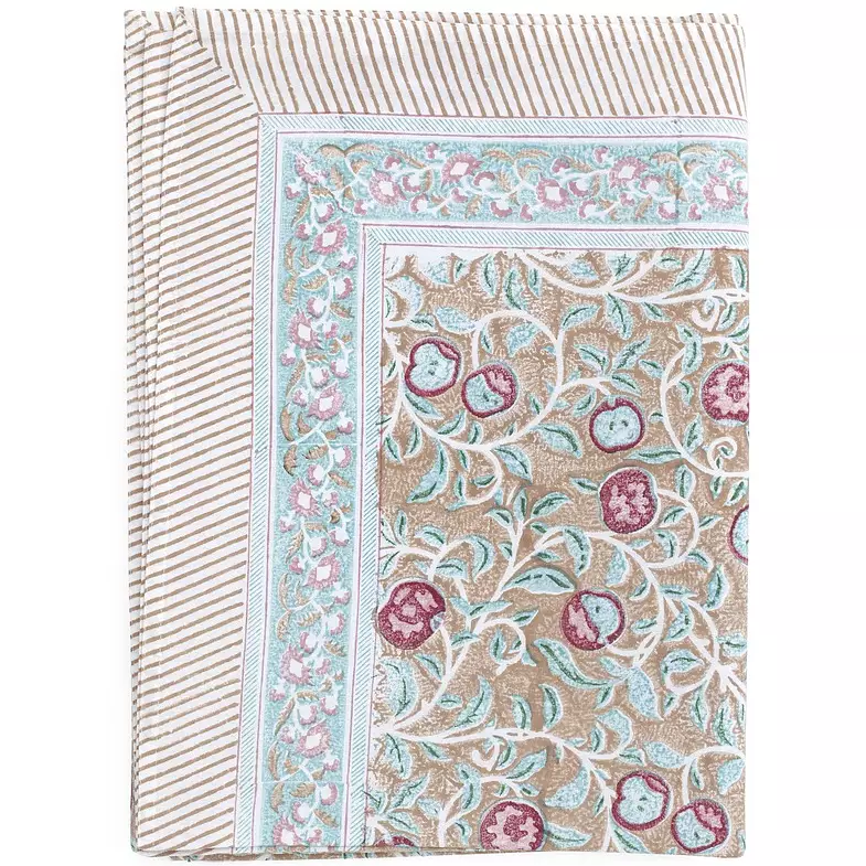 Chamois-apple bomullsduk- beige