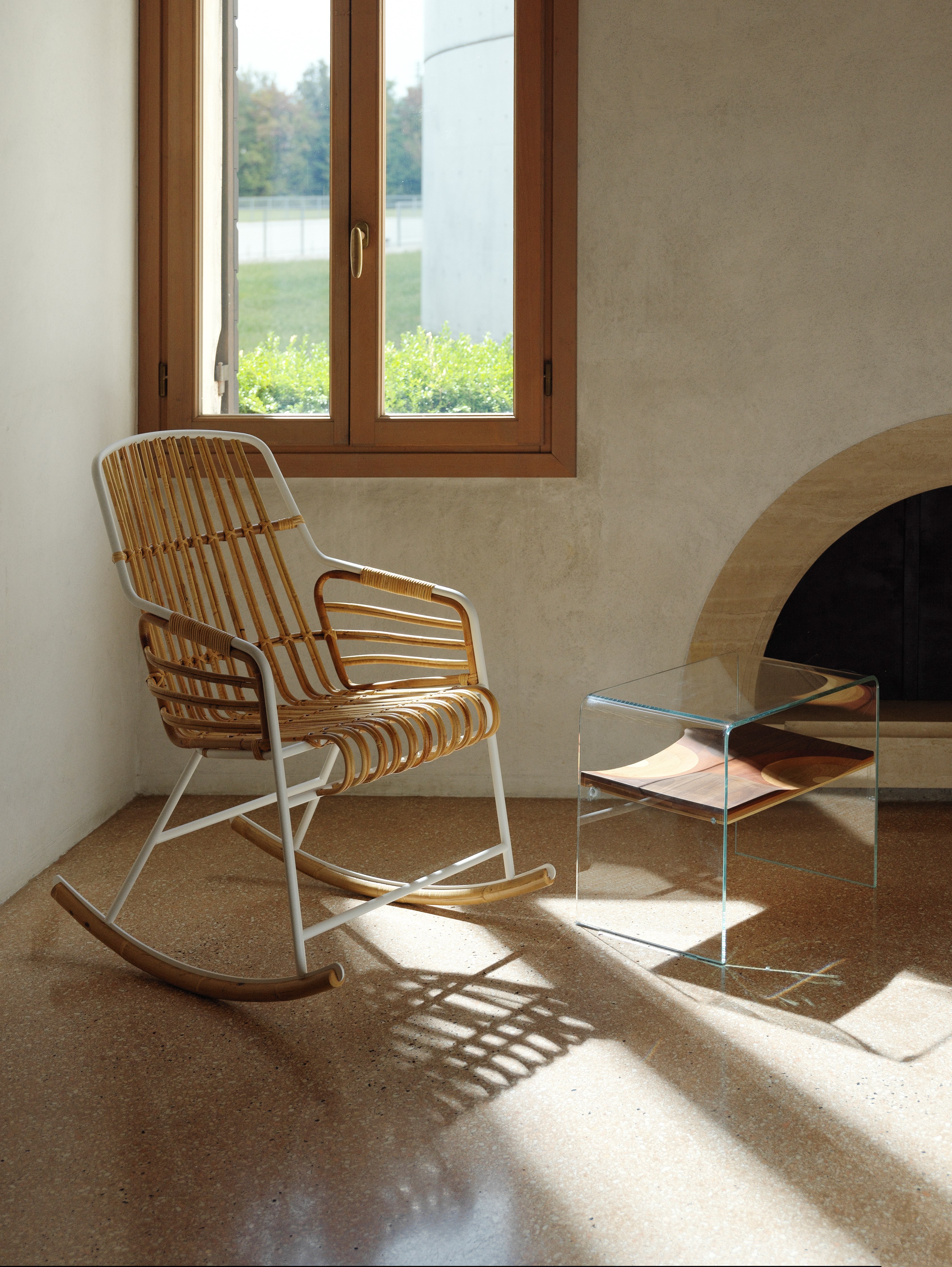 Casamania-Raphia Rattan-gungstol - 7