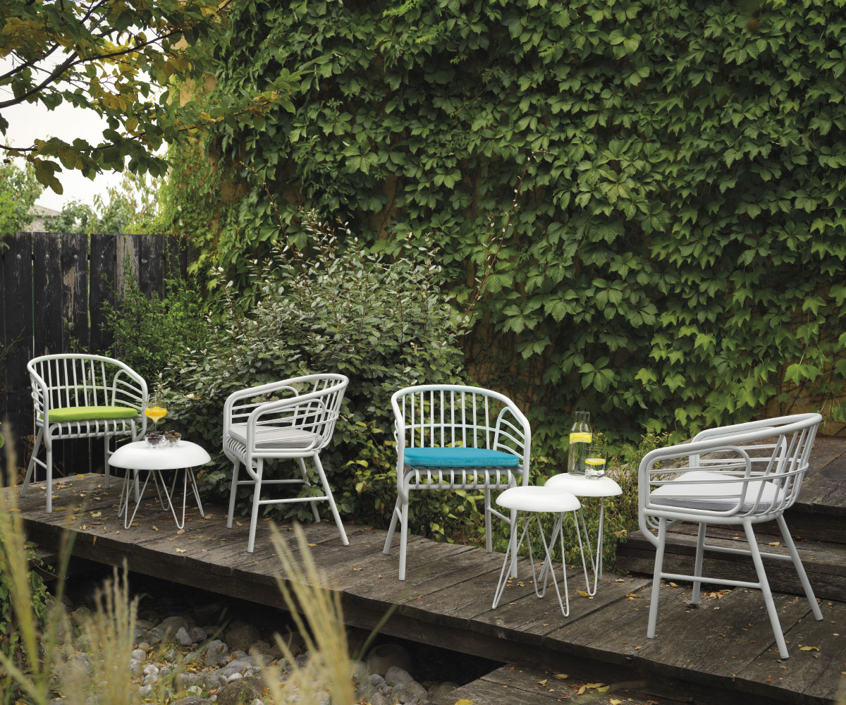 Casamania-Raphia aluminium-karmstol - 4