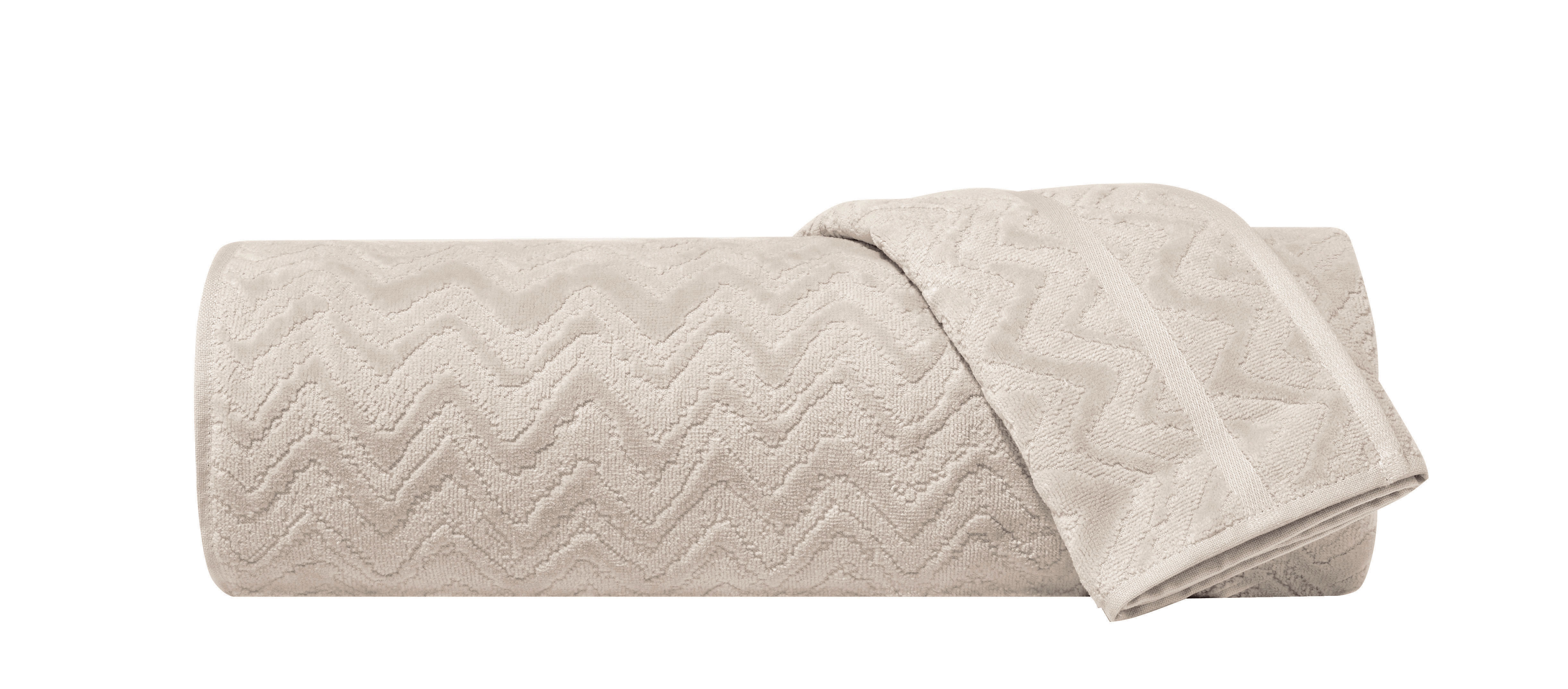 Missoni home duschhandduk Rex 21 offwhite - 2