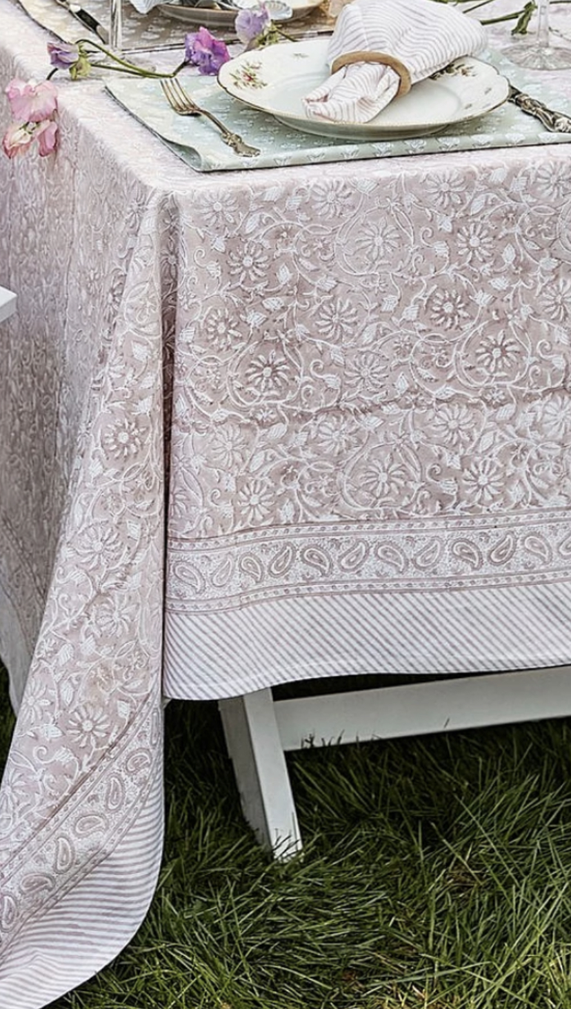 Chamois-bomullsduk-Margerita-Grön 150X350 cm  - 4