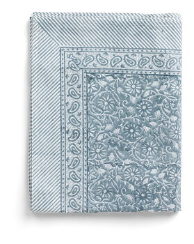 Chamois-bomullsduk-Margerita-cashmere blue