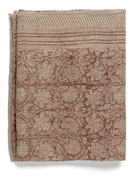 Chamois-linneduk-paradise -spicy red  170x270 cm