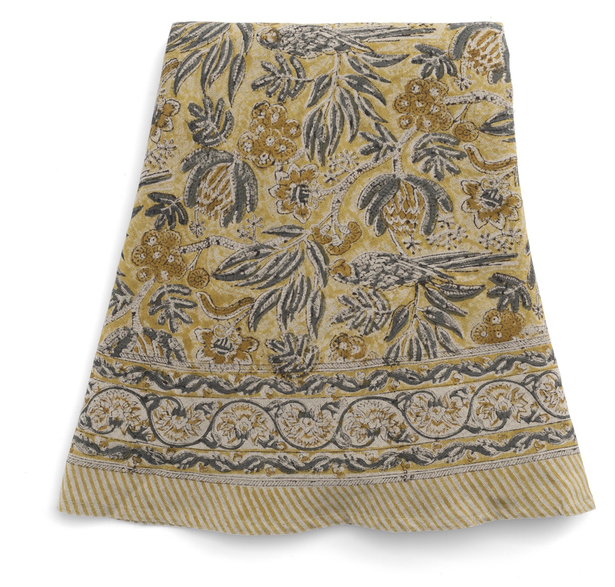 Chamois-rund linneduk-Parrot-Peach - 6