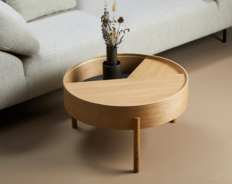 Woud-sidobord , ARC-Ø42cm - 6