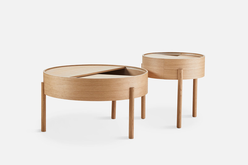 Woud-sidobord , ARC-Ø42cm - 4