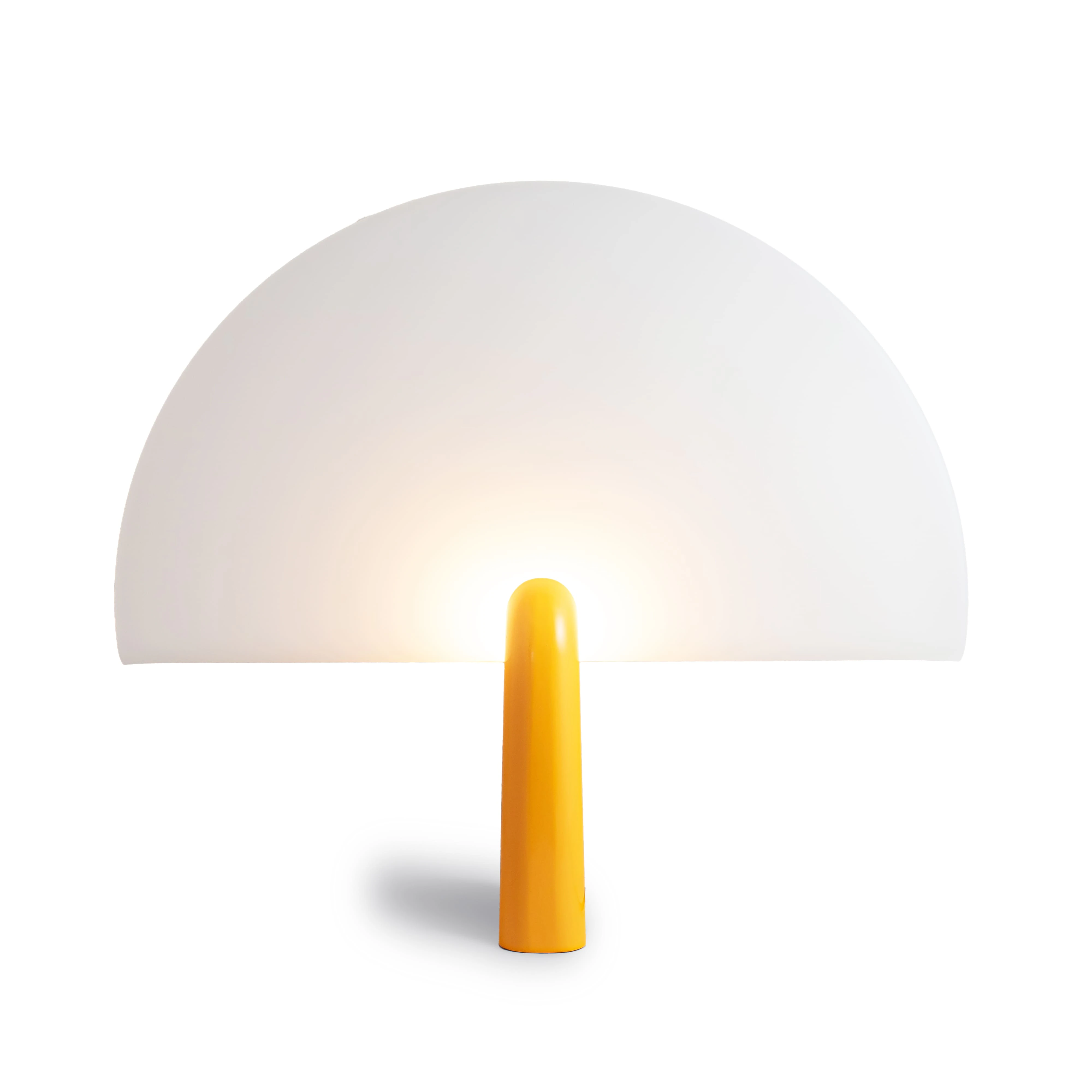 Klong bordslampa Pavo-gul