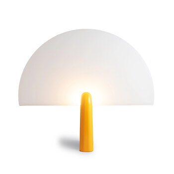 Klong bordslampa Pavo-gul