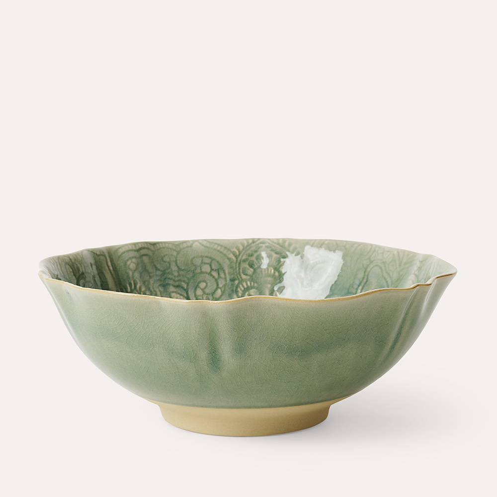 Sthål- Arabesque -skål 26cm-salladsskål  - 13