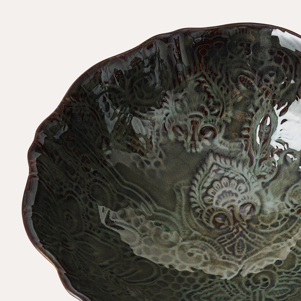 Sthål- Arabesque -skål 26cm - 7