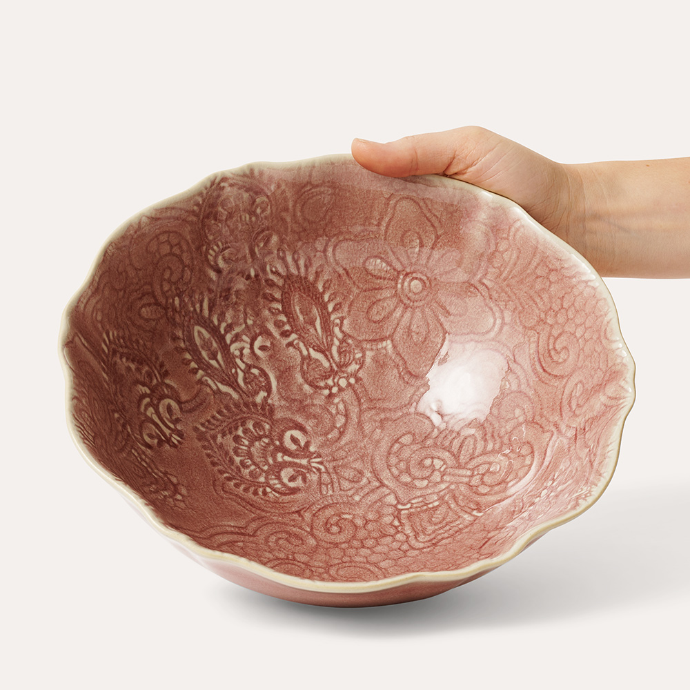 Sthål- Arabesque -skål 26cm - 4
