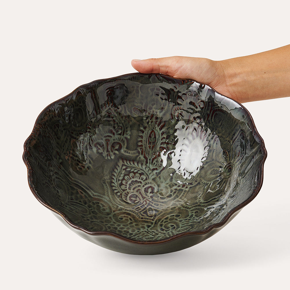 Sthål- Arabesque -skål 26cm - 3