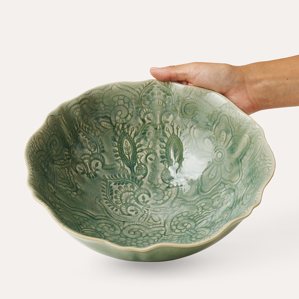 Sthål- Arabesque -skål 26cm - 13