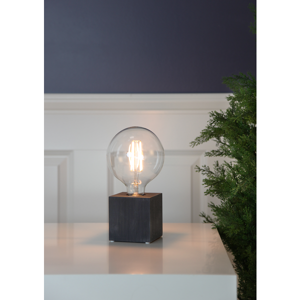 STAR TRADING Kub E27 Lampfot Svart - 2