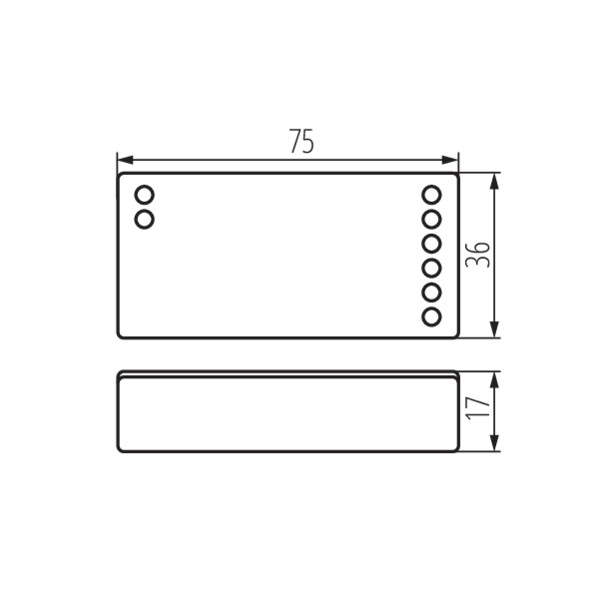 KANLUX Styrning LED CTRL 12/24V MONO/CCT - 7