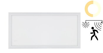 LED Panel 22W 60x30 Rörelsesensor/grundljus Dim 3000/4000K