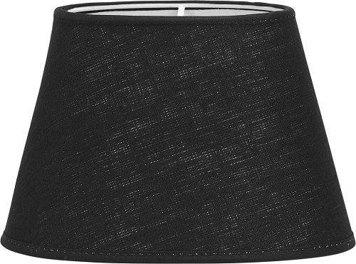 PR HOME Oval Lampskärm Lin Svart