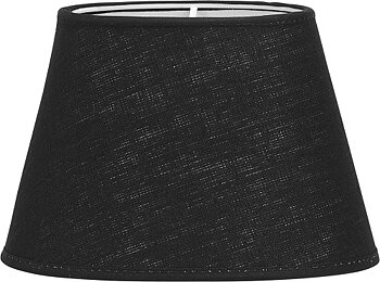 PR HOME Oval Lampskärm Lin Svart