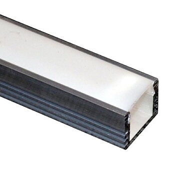 Aluminiumprofil, hög 16x12mm
