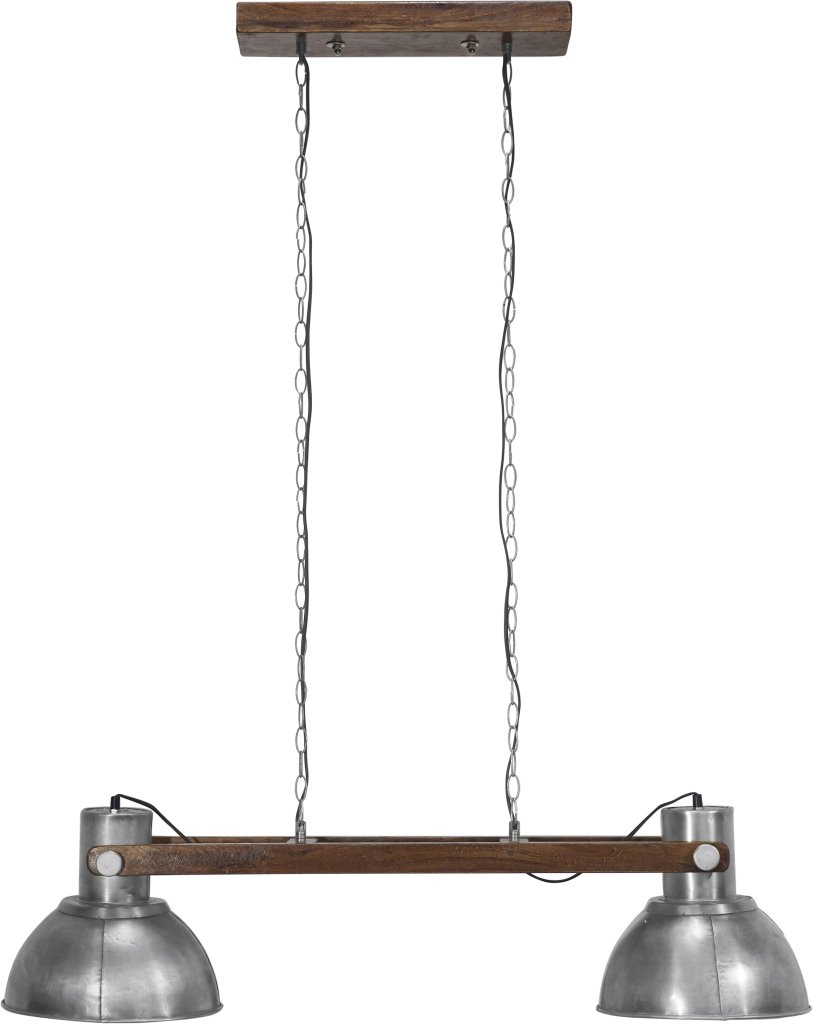 PR HOME Ashby Ceiling Double Pale Silver 110 cm