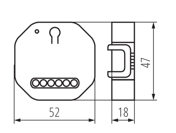 KANLUX WiFi Smart Modul On/off - 2
