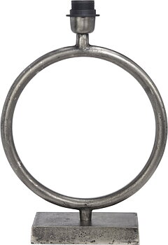 PR HOME Circle Lampfot Råsilver 43 cm