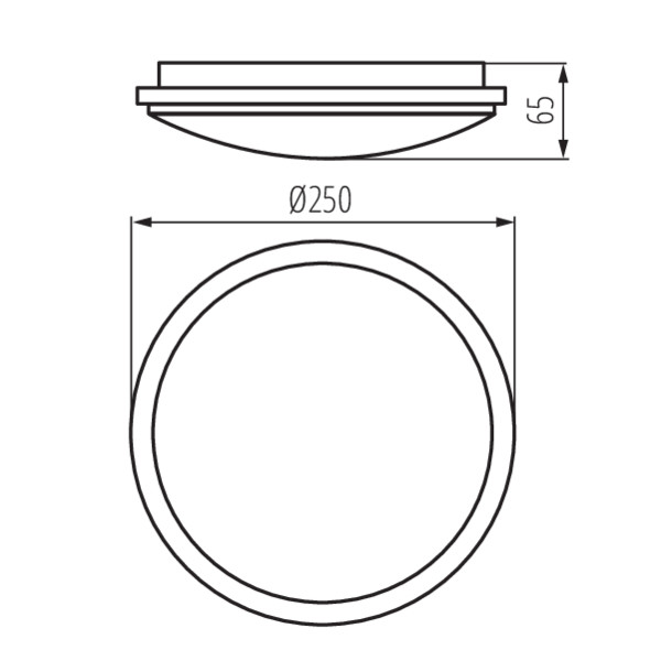 KANLUX Plafond 18W ORTE IP54 4000K Sensor - 3