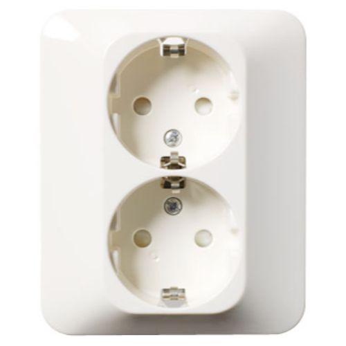 SCHNEIDER ELECTRIC Trend 2-vägsuttag Jordat