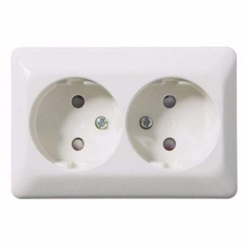 SCHNEIDER ELECTRIC Trend 2-vägsuttag Ojordat