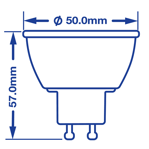 VERBATIM LED GU10 4W (25W) 3000K - 4