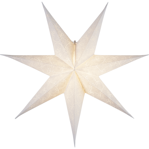 STAR TRADING Pappersstjärna Decorus Vit 63 cm