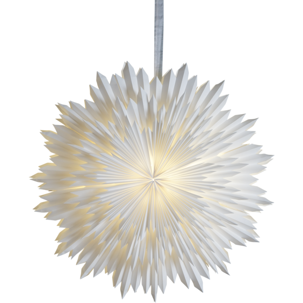 STAR TRADING Pappersstjärna Ice Vit 70cm