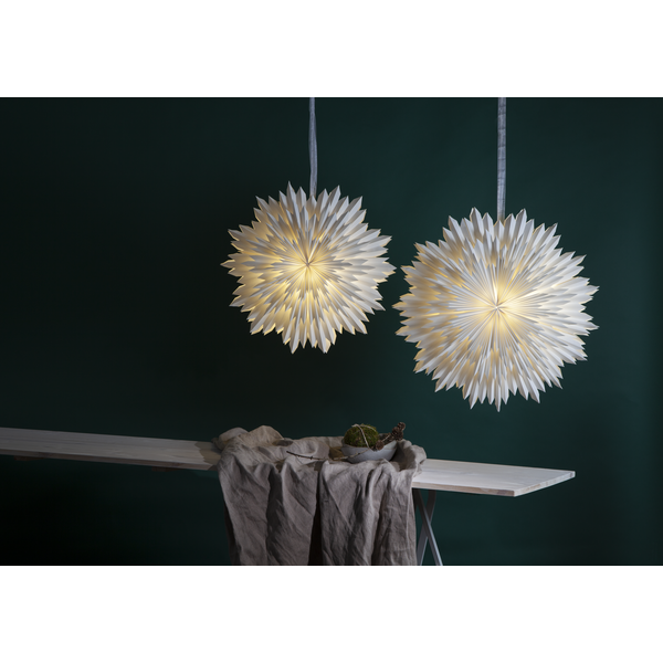 STAR TRADING Pappersstjärna Ice Vit 70cm - 2