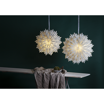 STAR TRADING Pappersstjärna Ice Vit 70cm