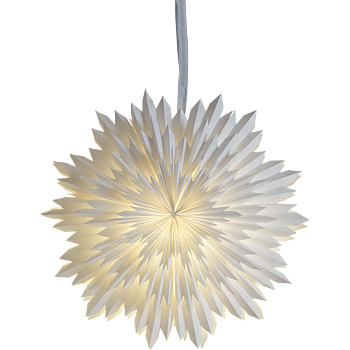 STAR TRADING Pappersstjärna Ice Vit 50 cm