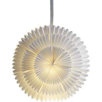 STAR TRADING Pappersstjärna Frost Vit 50 cm