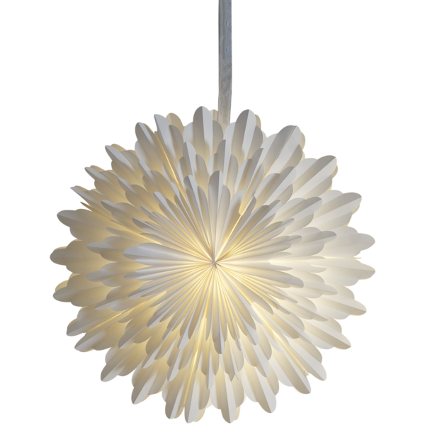 STAR TRADING Pappersstjärna Snow Vit 50 cm