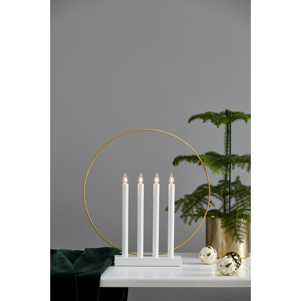 STAR TRADING Ljusstake Glory Vit - 2